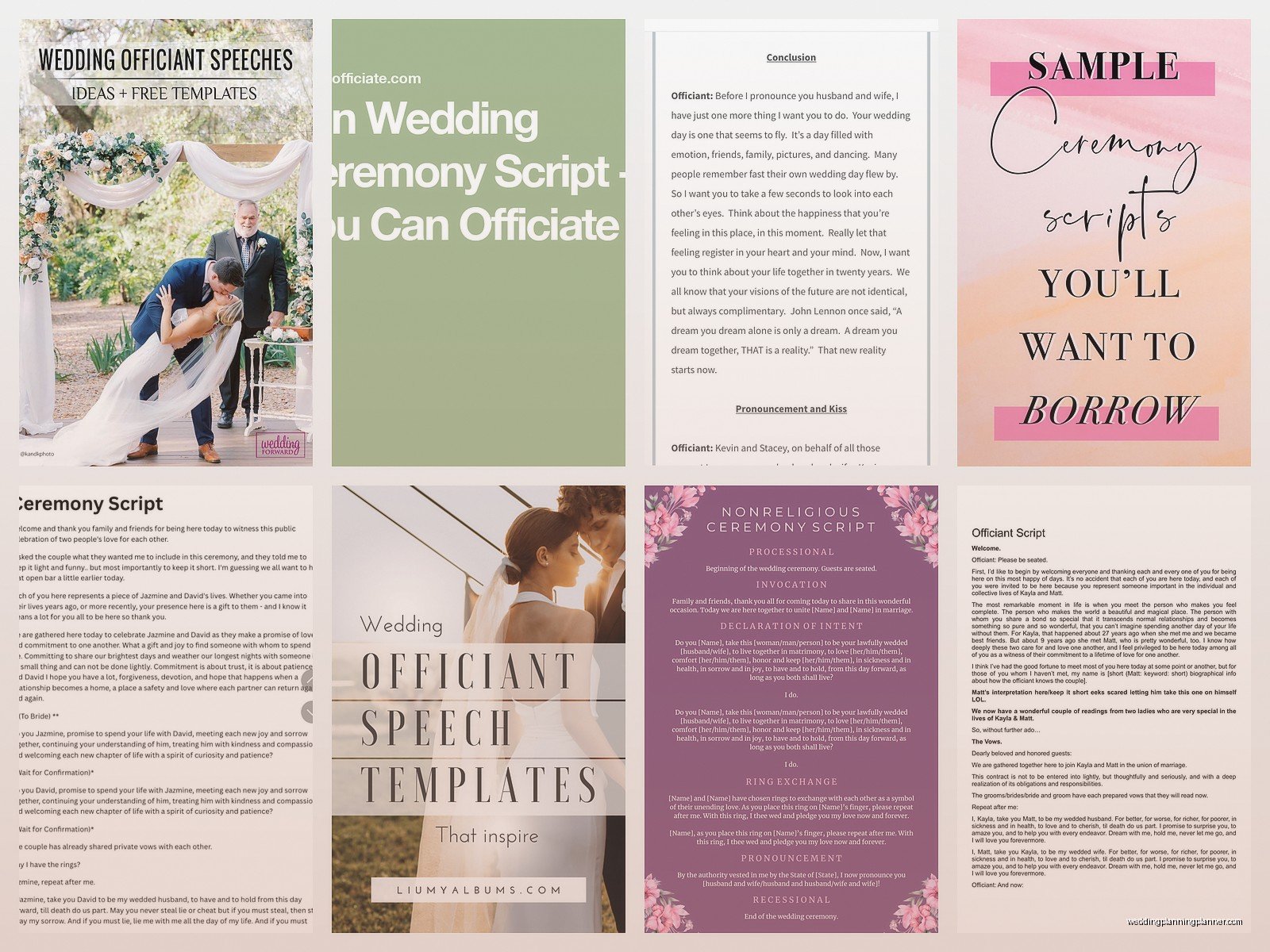 Officiant Speech Template: Free Download Files