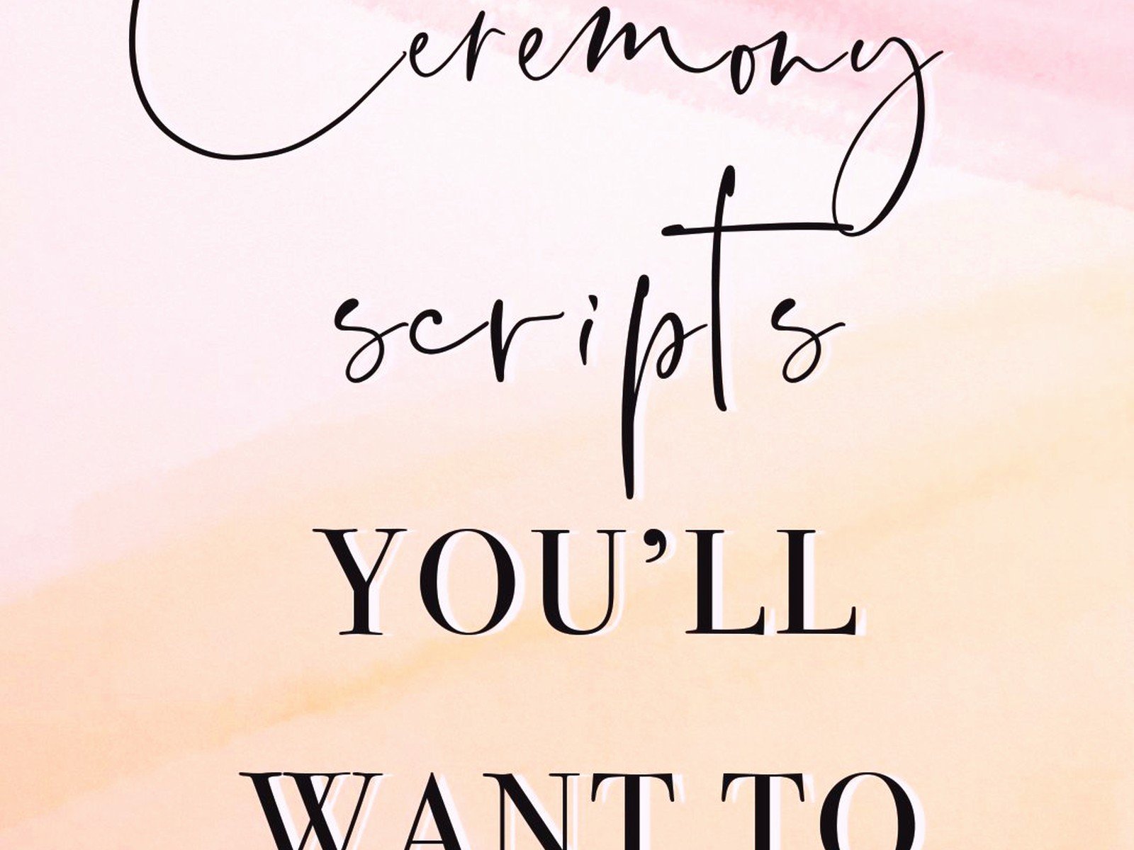 Officiant Speech Template: Free Download Files