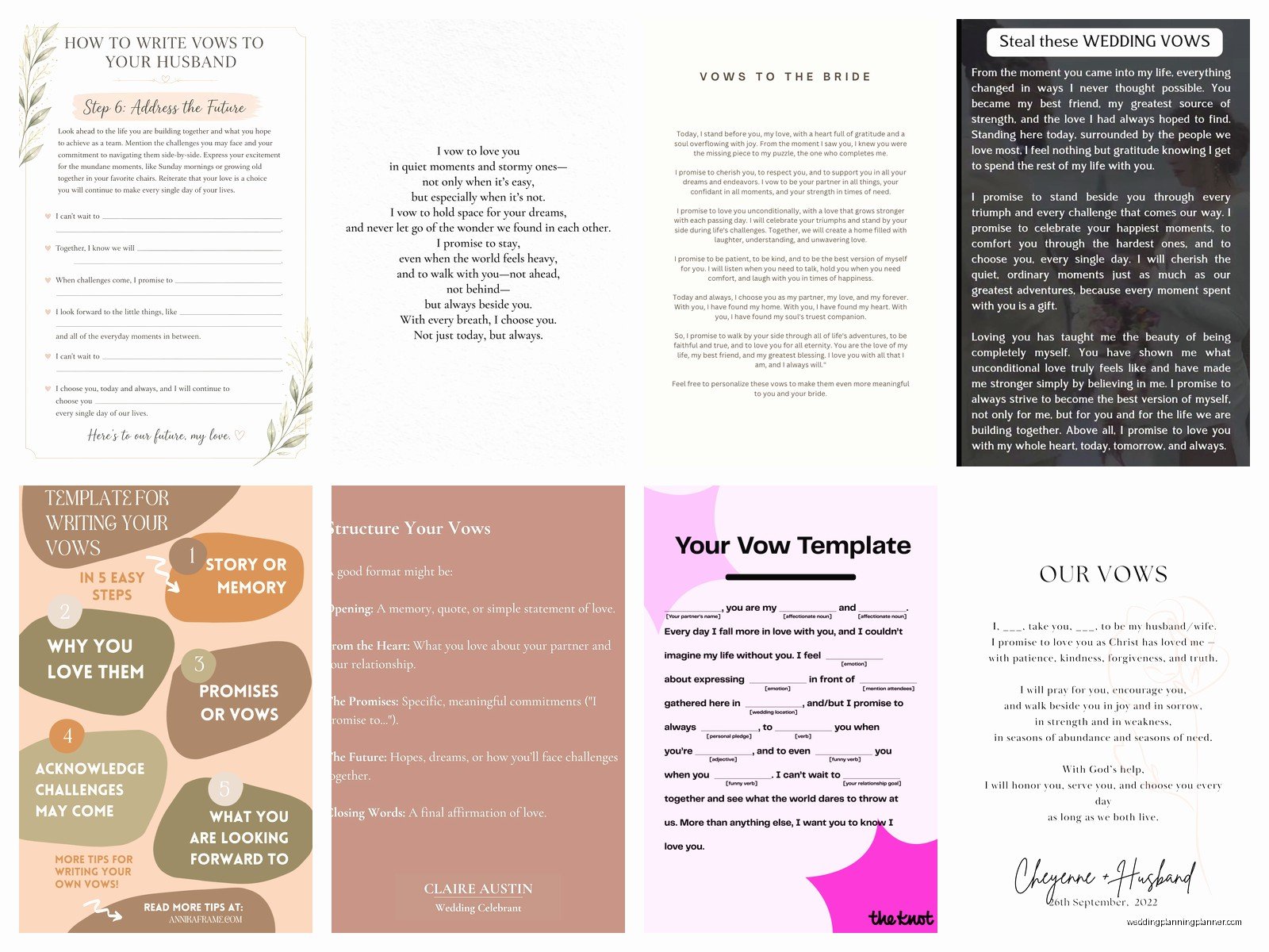 Template For Vows: Free Download Files