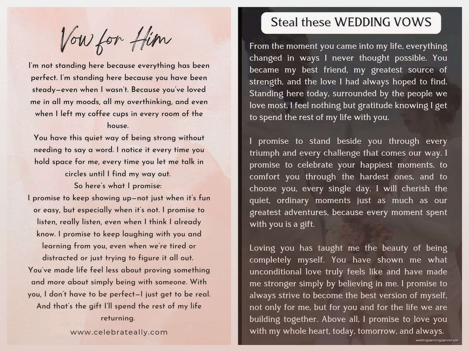 Vows Template For Him: Free Download Files
