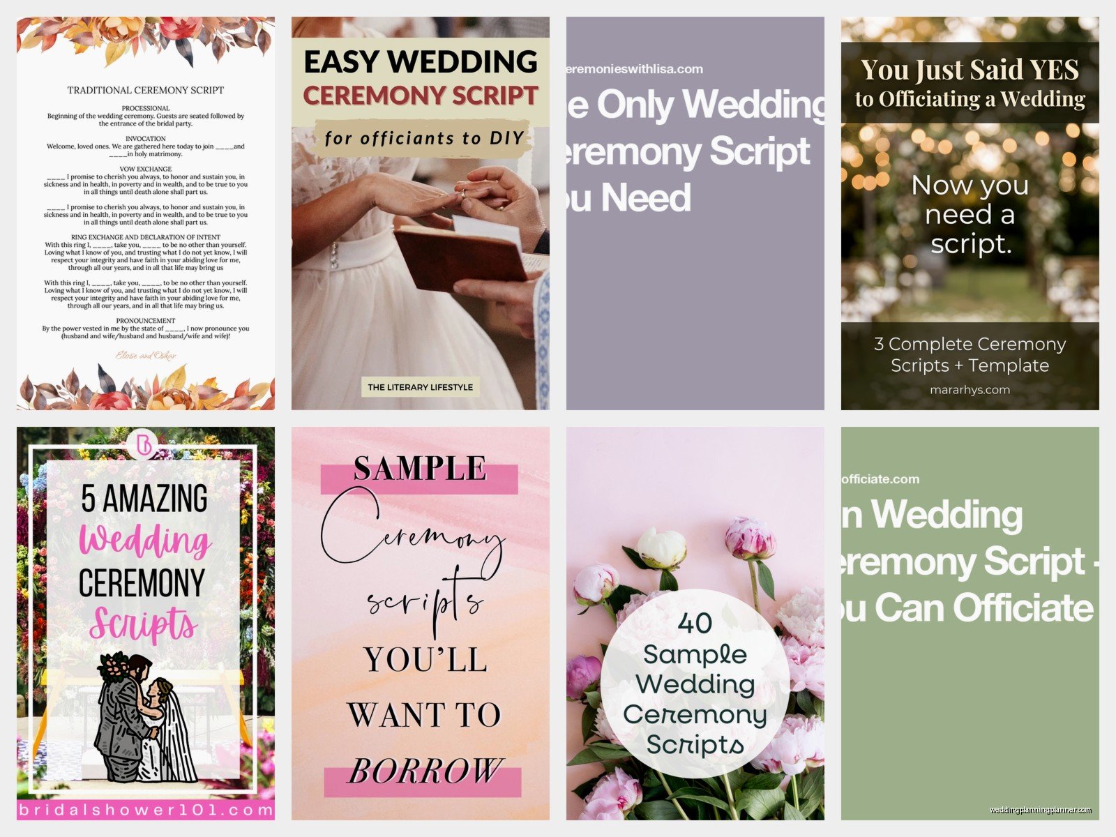 Wedding Ceremony Script Template: Free Download Files
