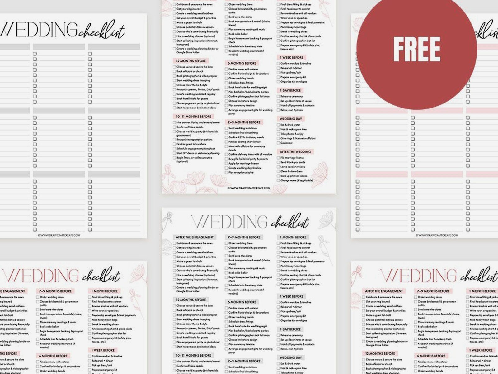 Wedding Coordinator Checklist Template: Free Download Files