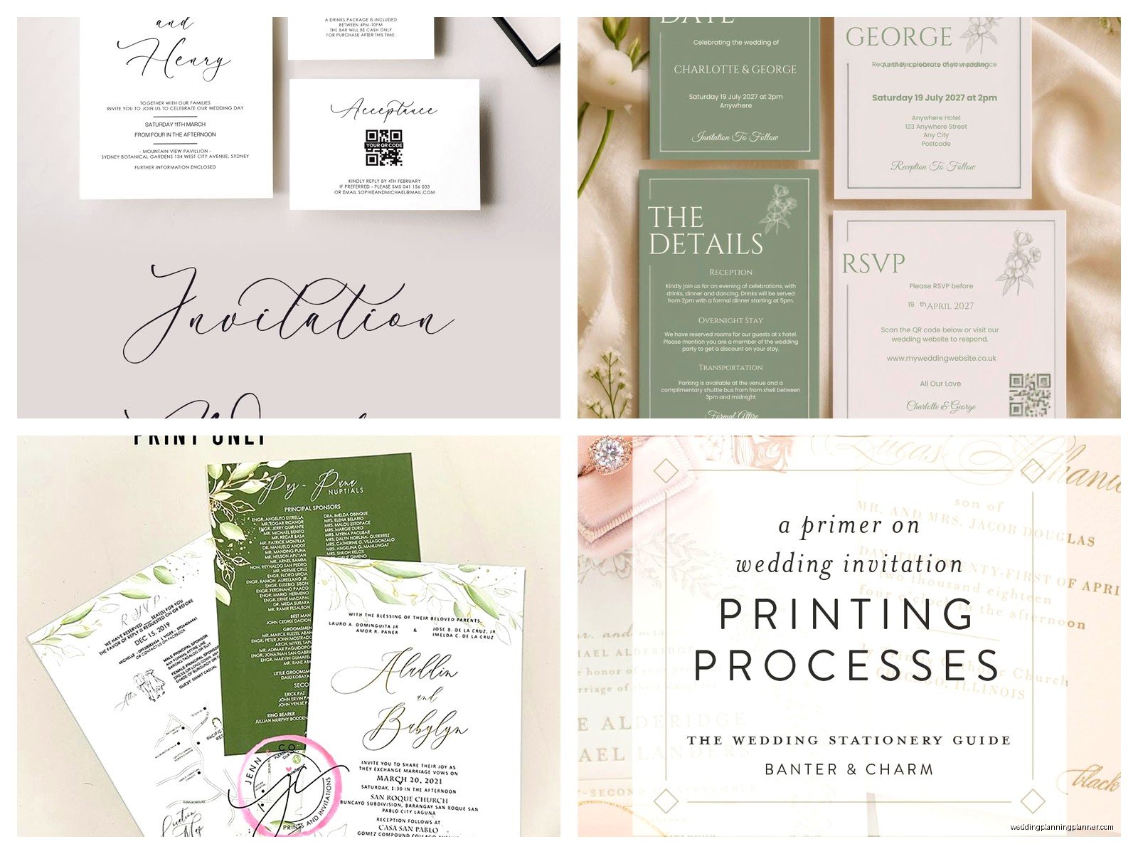 Wedding Invitation Printing Services: Professional Printers