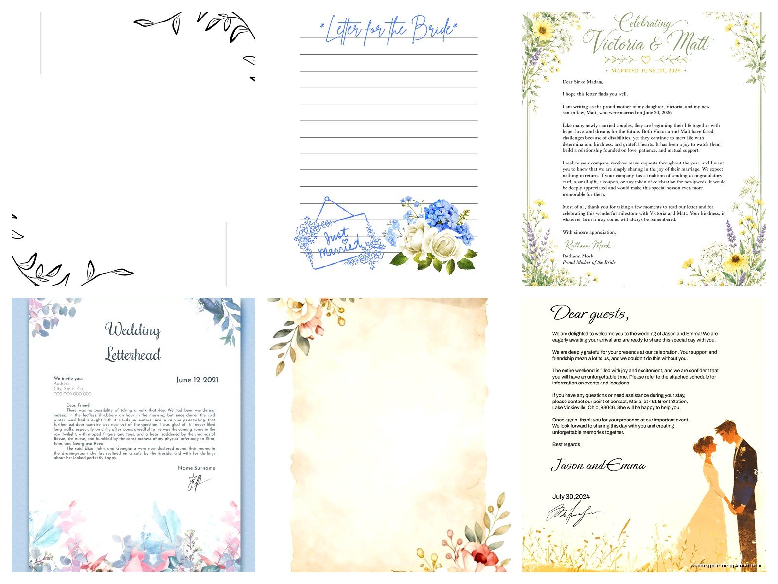 Wedding Letter Template: Free Download Files