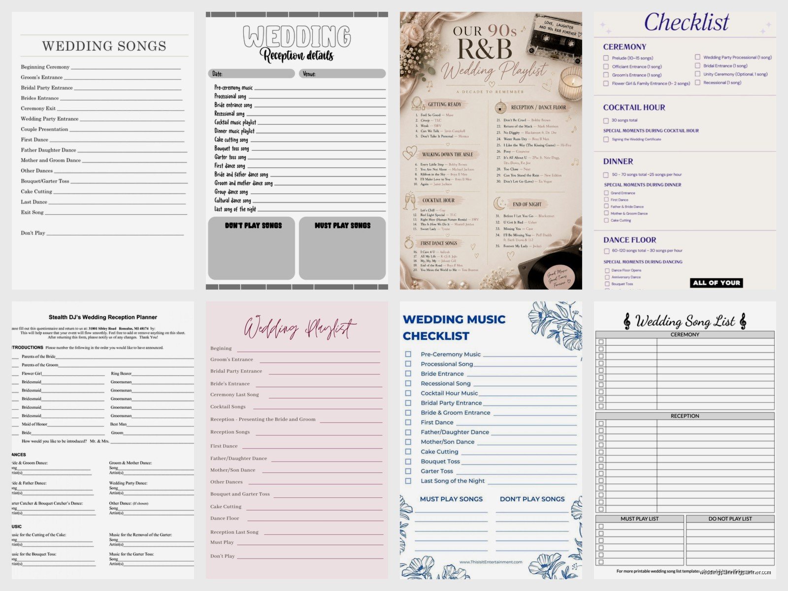 Wedding Music List Template: Free Download Files