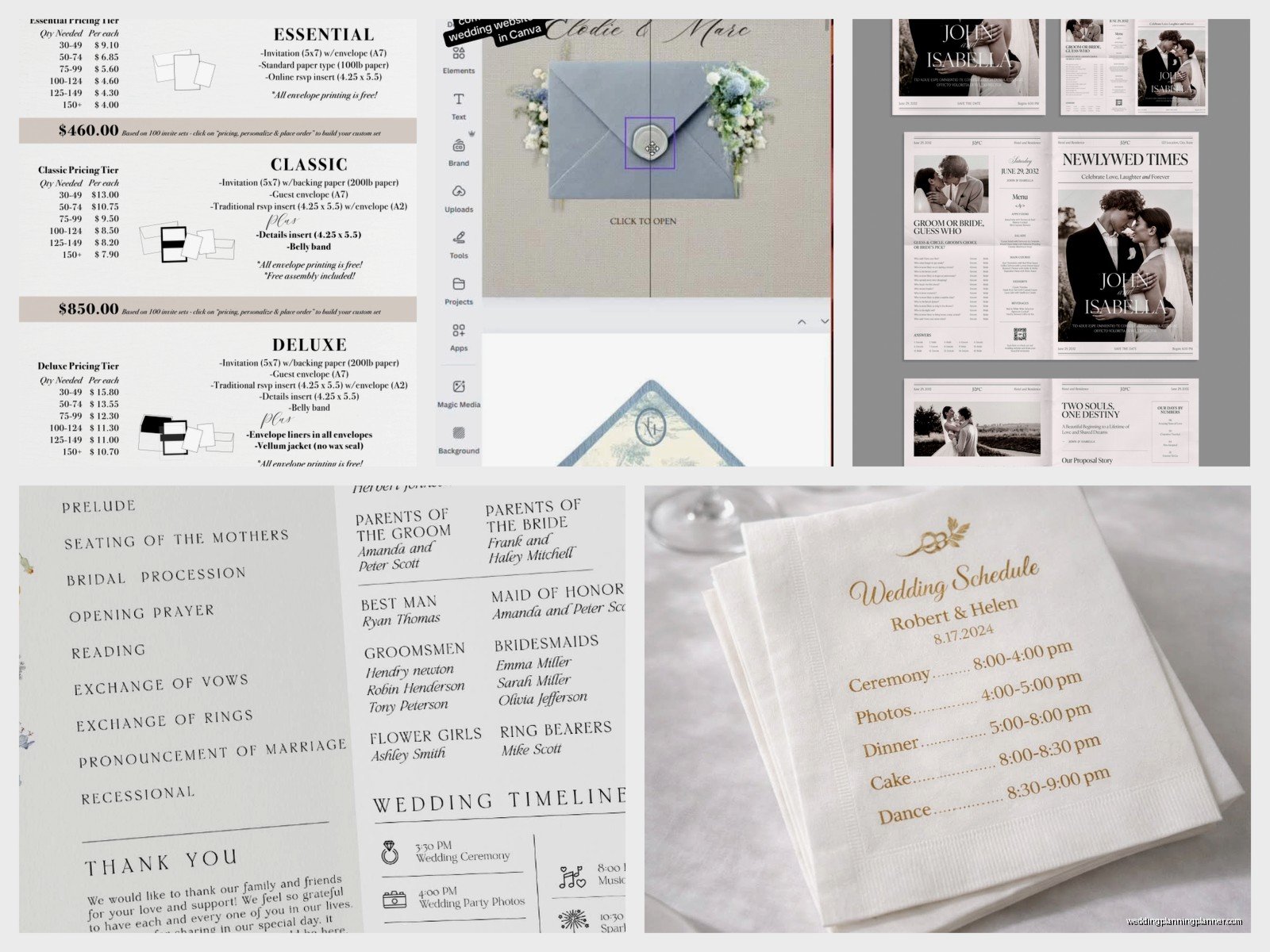 Wedding Printing Services: Professional Stationery Printers