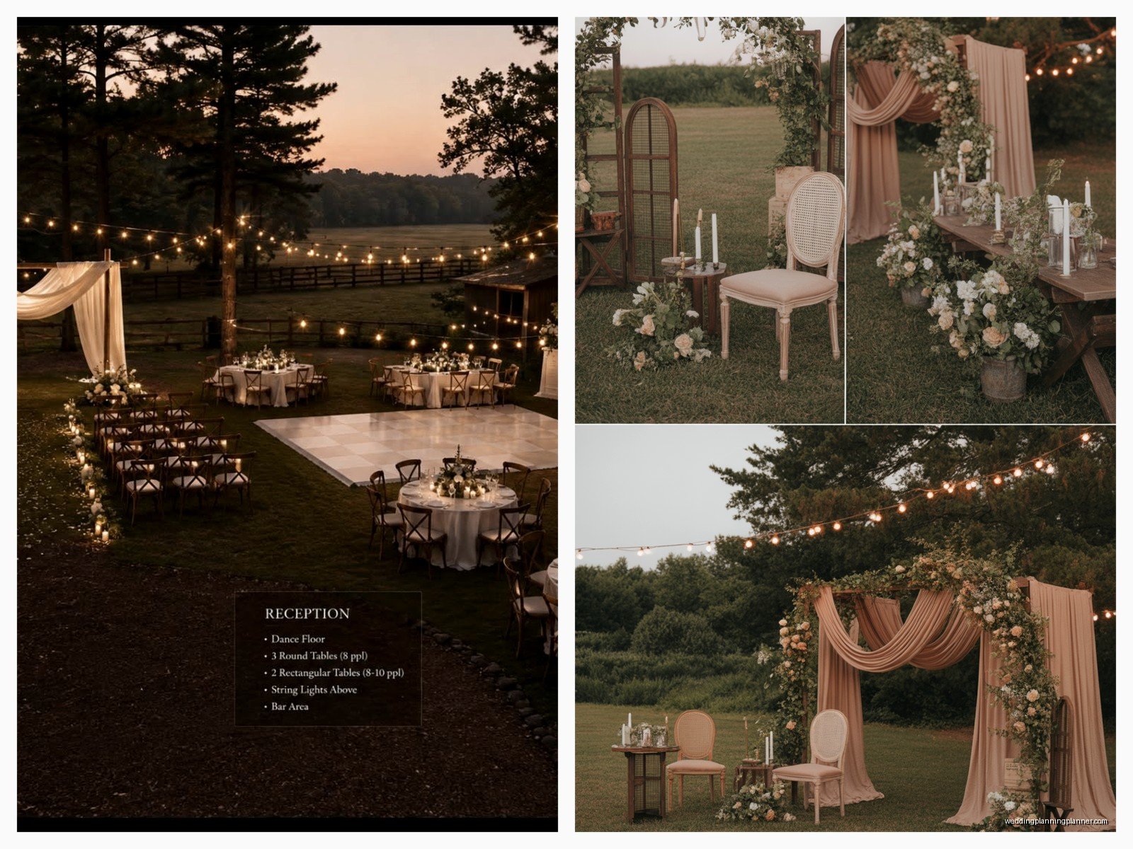 Wedding Set Up: Ceremony & Reception Installation