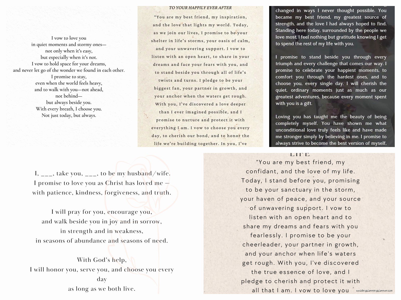 Wedding Vows For Him Template: Free Download Files