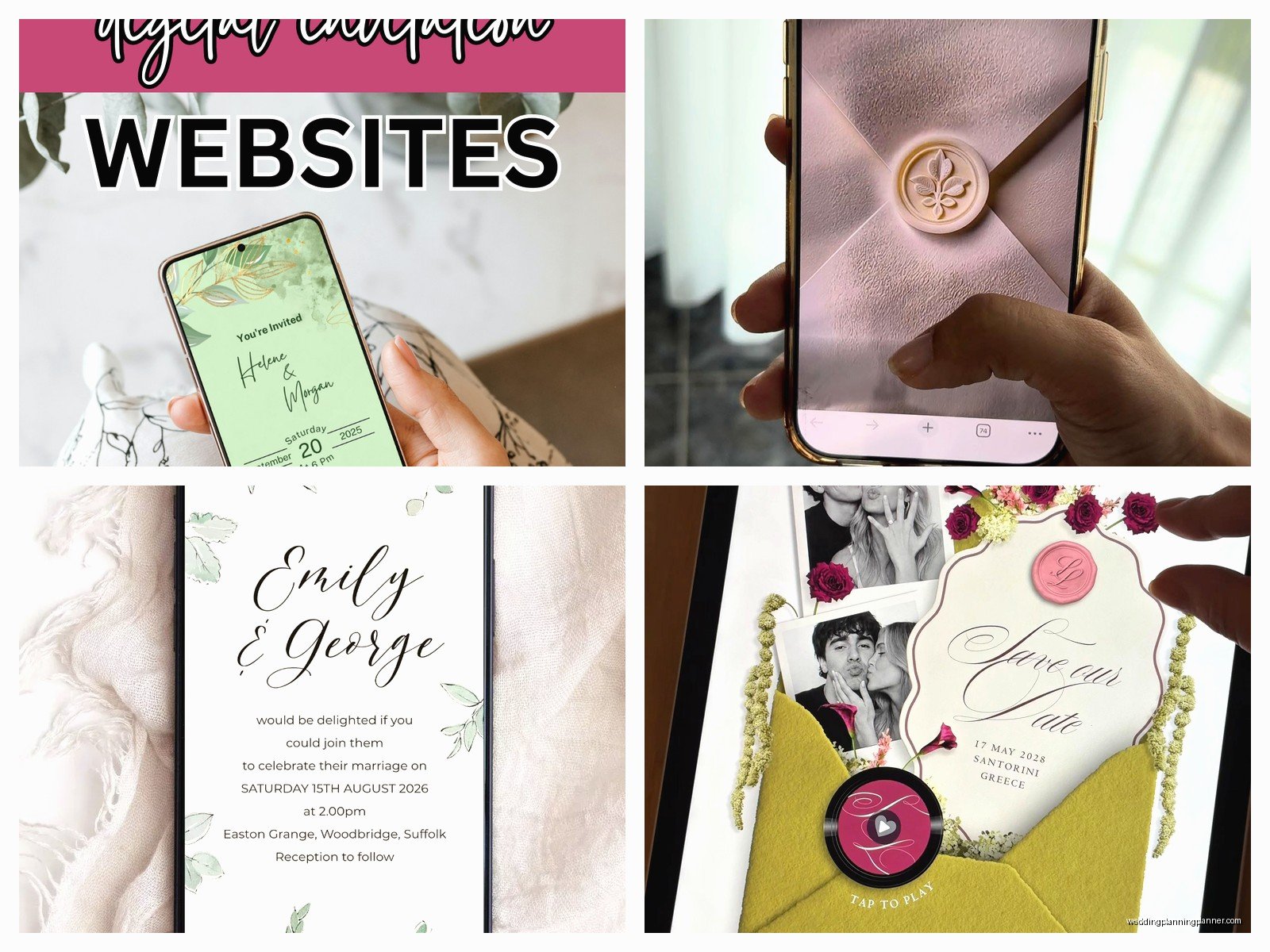 Best Online Wedding Invitations: Top Sites Ranked
