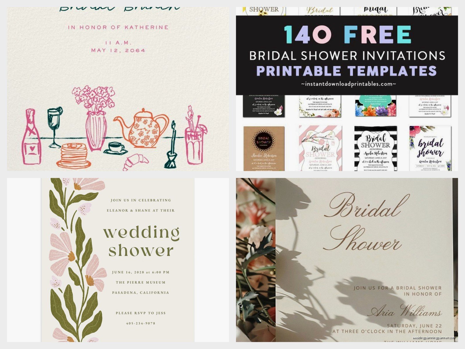 Cheap Bridal Shower Invitations: Budget Party Cards