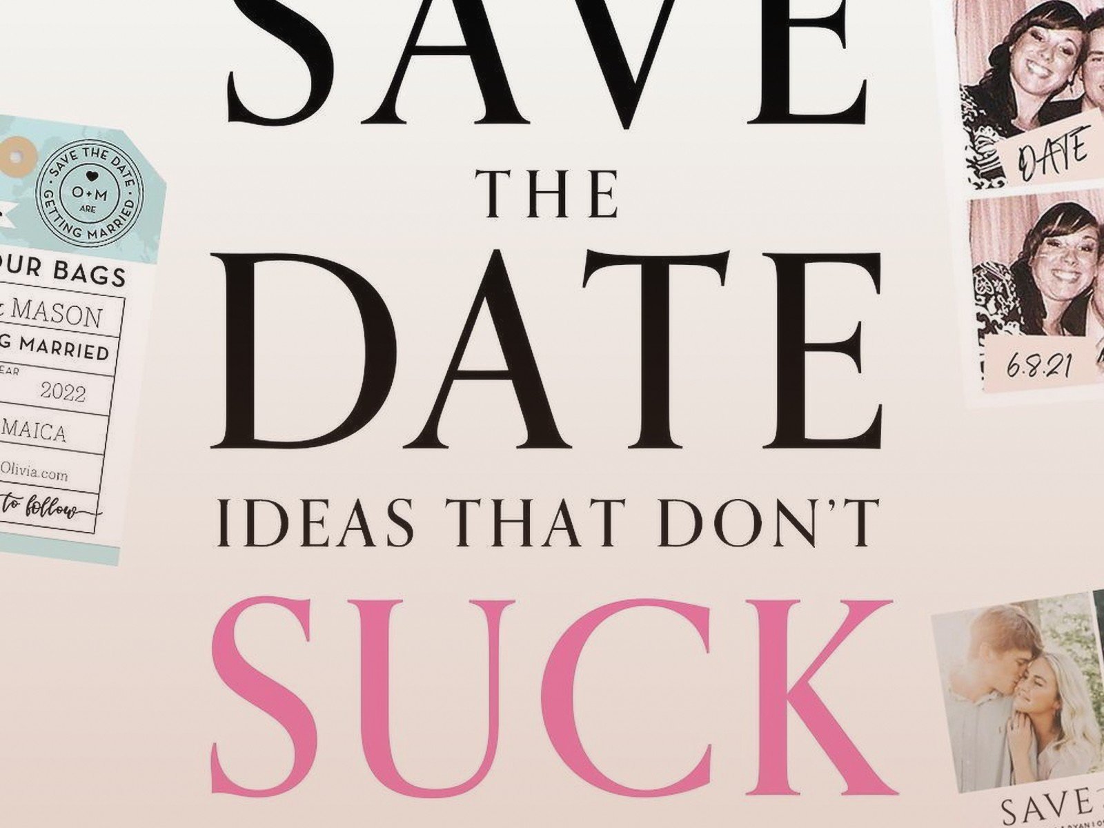 Cheap Save the Date Cards: Budget Announcement Options