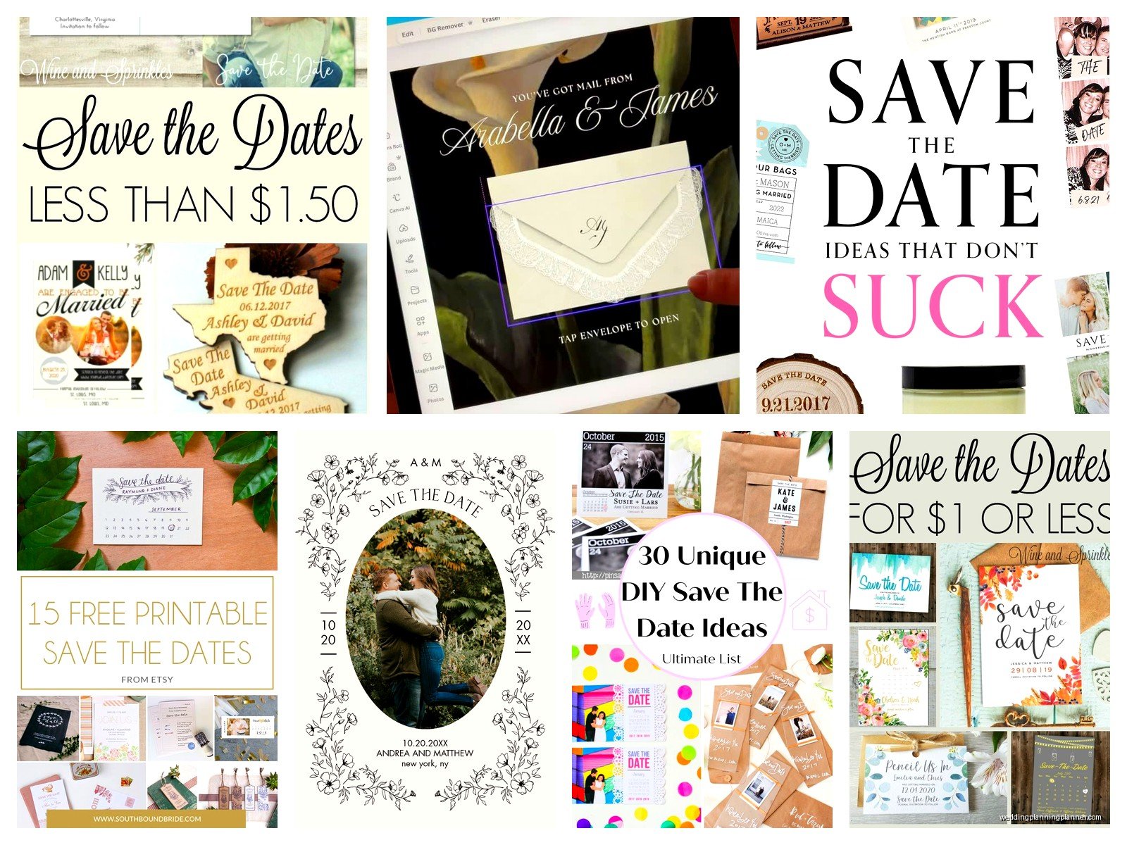 Cheap Save the Date Cards: Budget Announcement Options