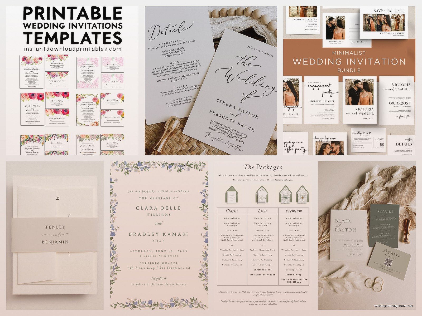 Cheap Wedding Invitation Sets: Budget Complete Suites