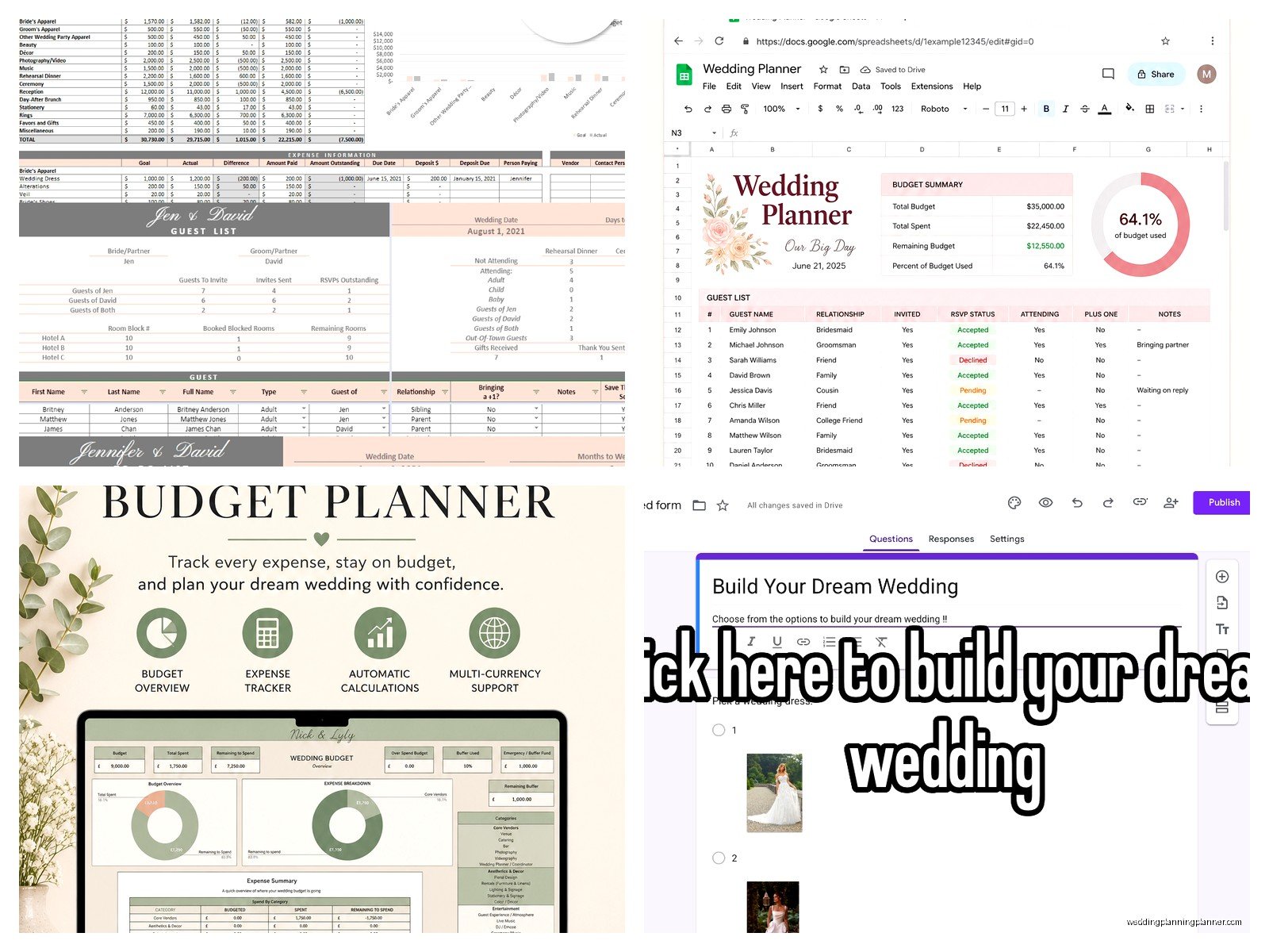 Google Docs Wedding Planner: Professional Services Guide
