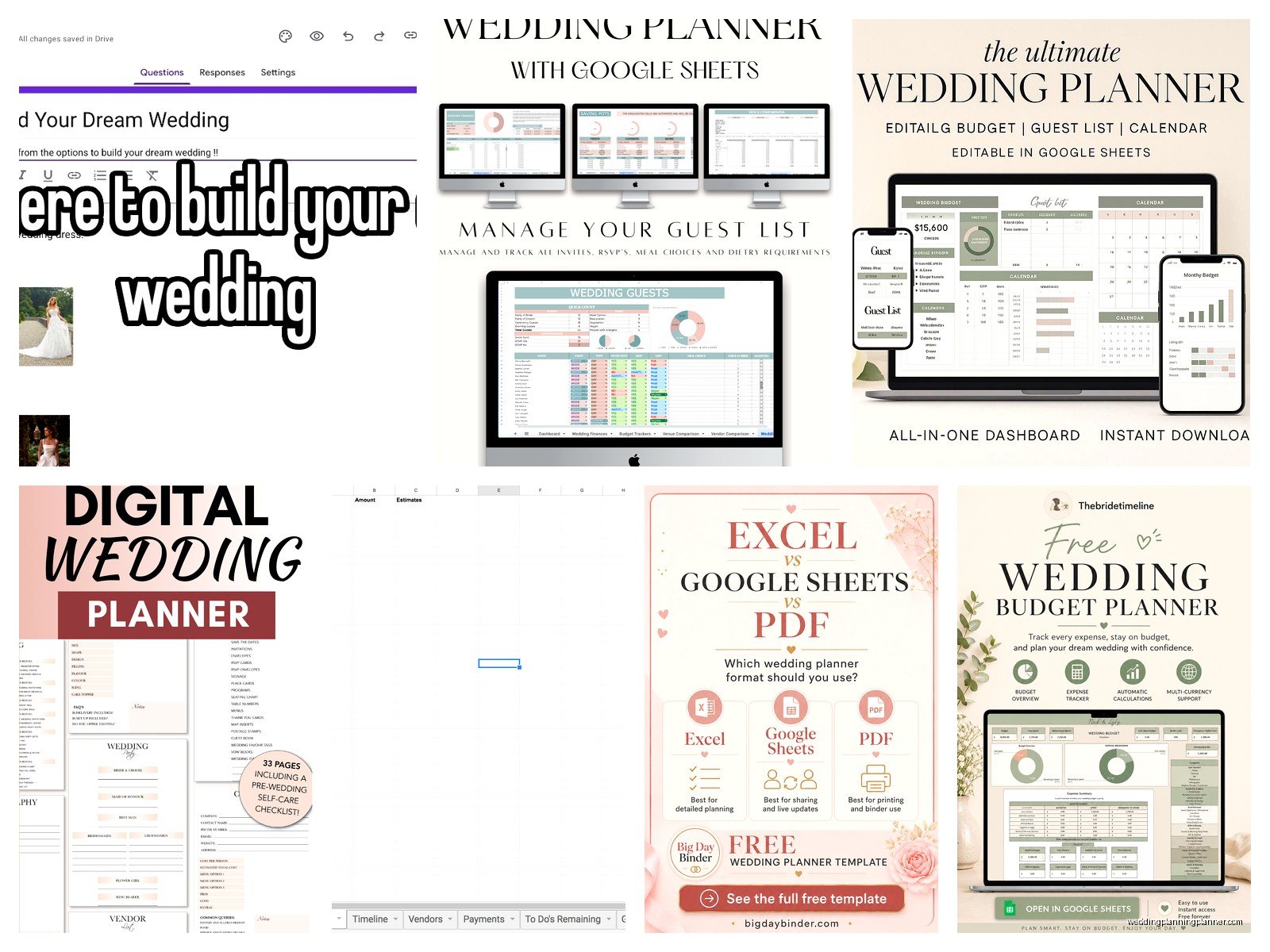 Google Docs Wedding Planner: Professional Services Guide