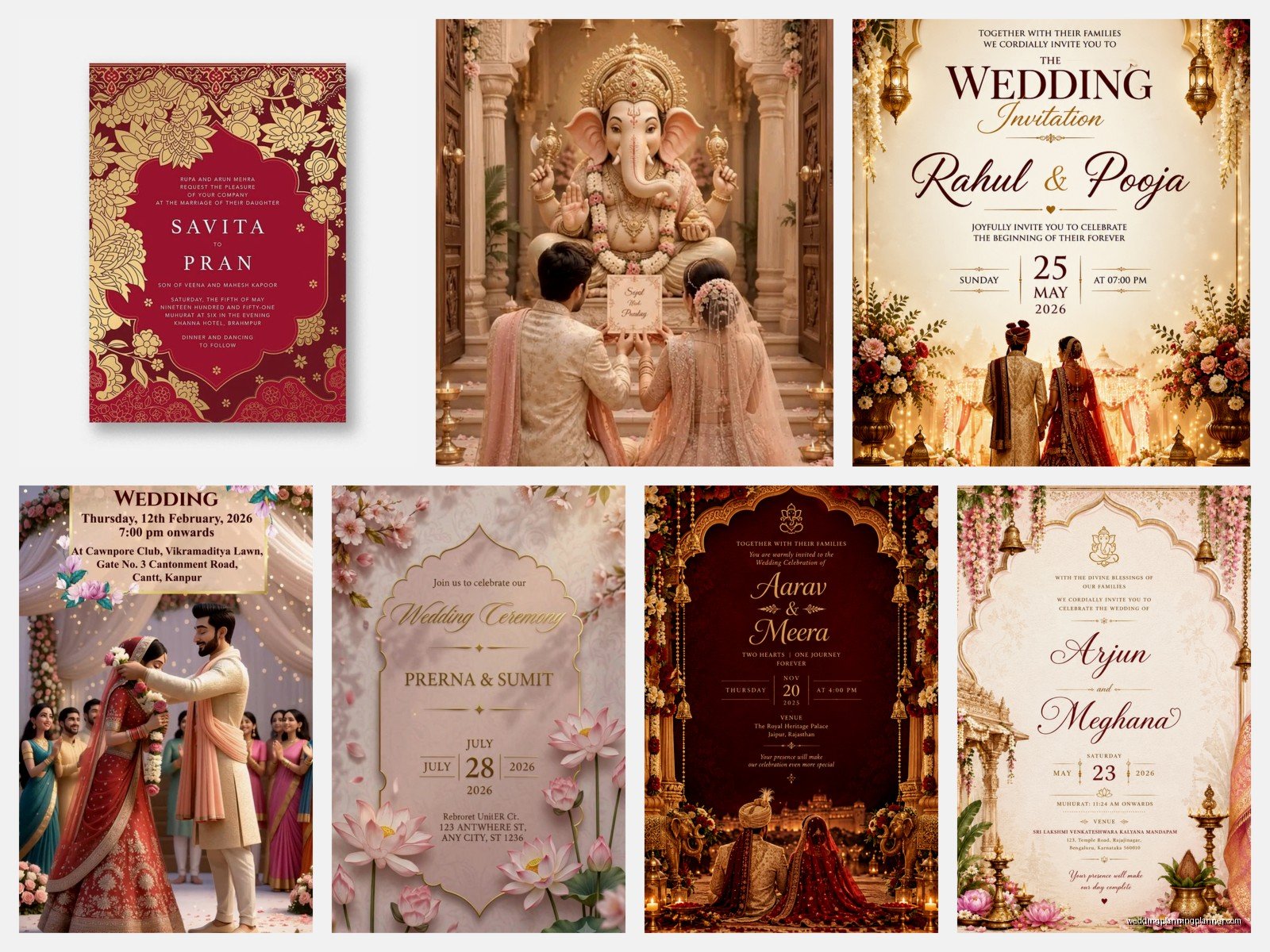 Indian Wedding Cards Online: Traditional Digital Ordering