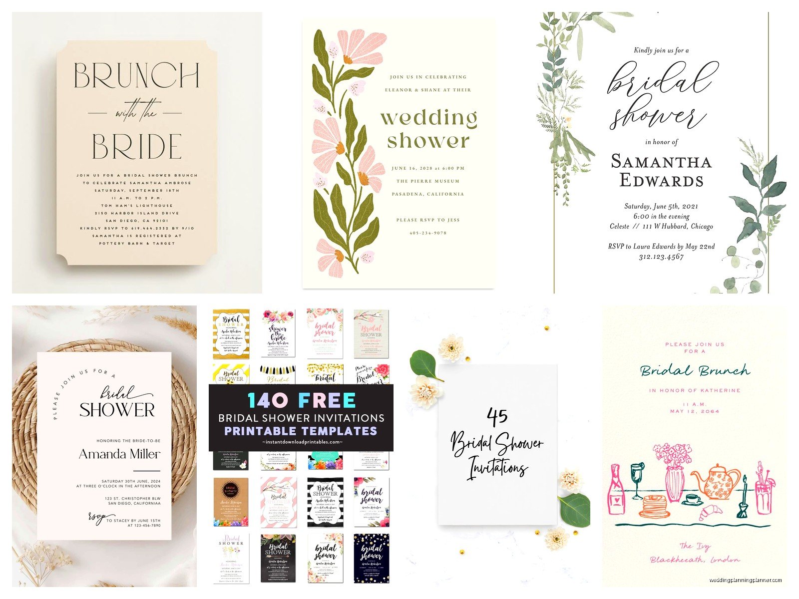 Inexpensive Bridal Shower Invitations: Budget Party Cards