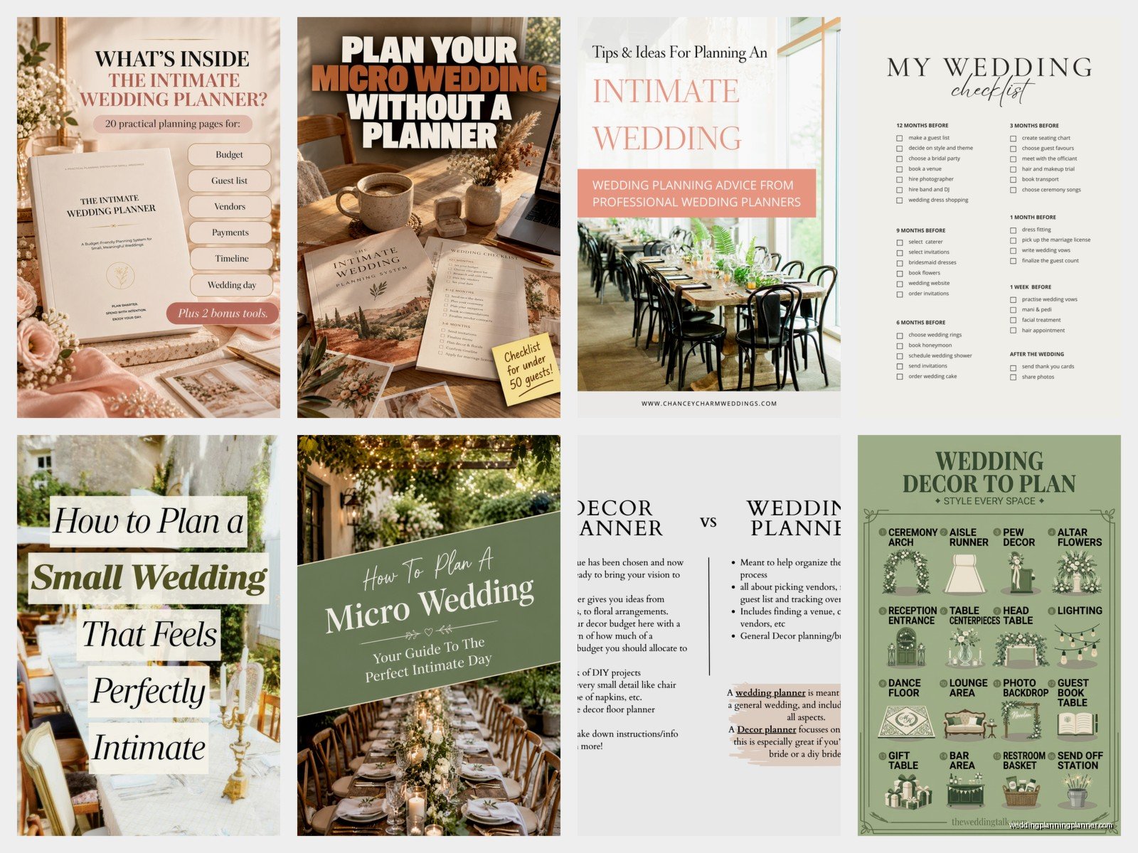 Intimate Wedding Planner: Professional Services Guide