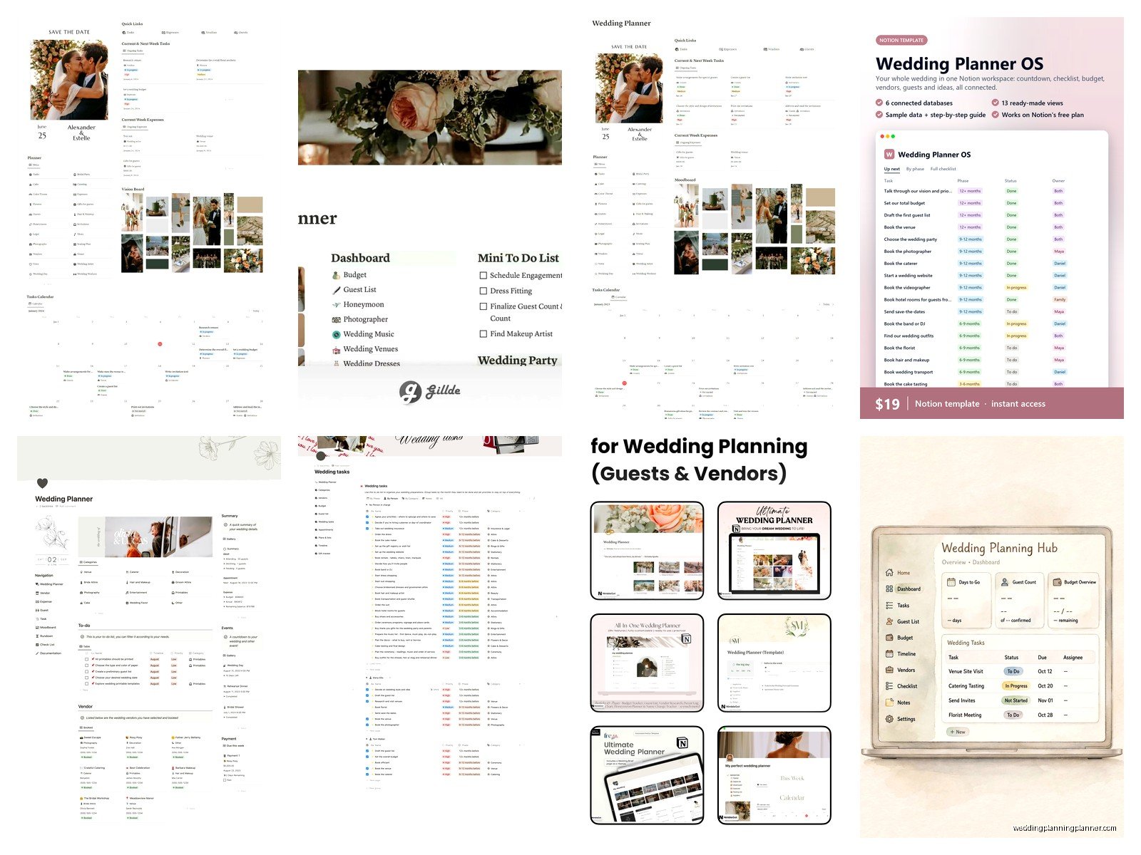 Notion Wedding Planner: Professional Services Guide