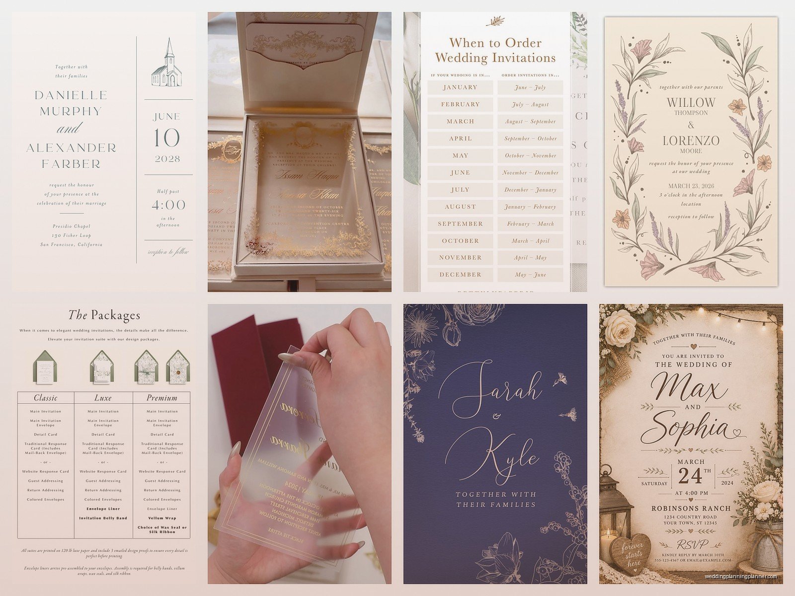 Order Wedding Invitations: Online Purchasing Guide