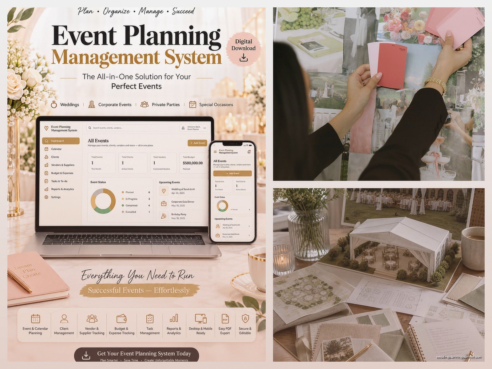 Wedding and Event Planner: Multi-Service Coordinator