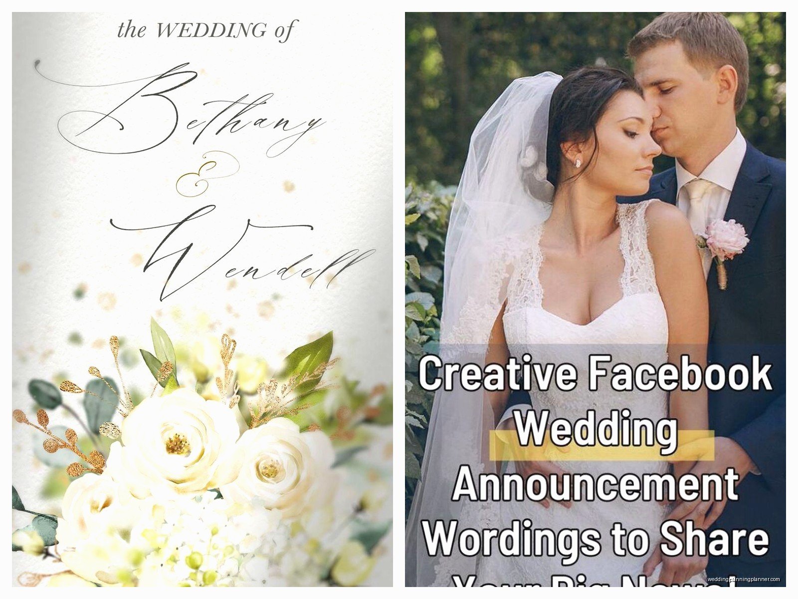 Wedding Announcements Online: Digital Post-Wedding Cards