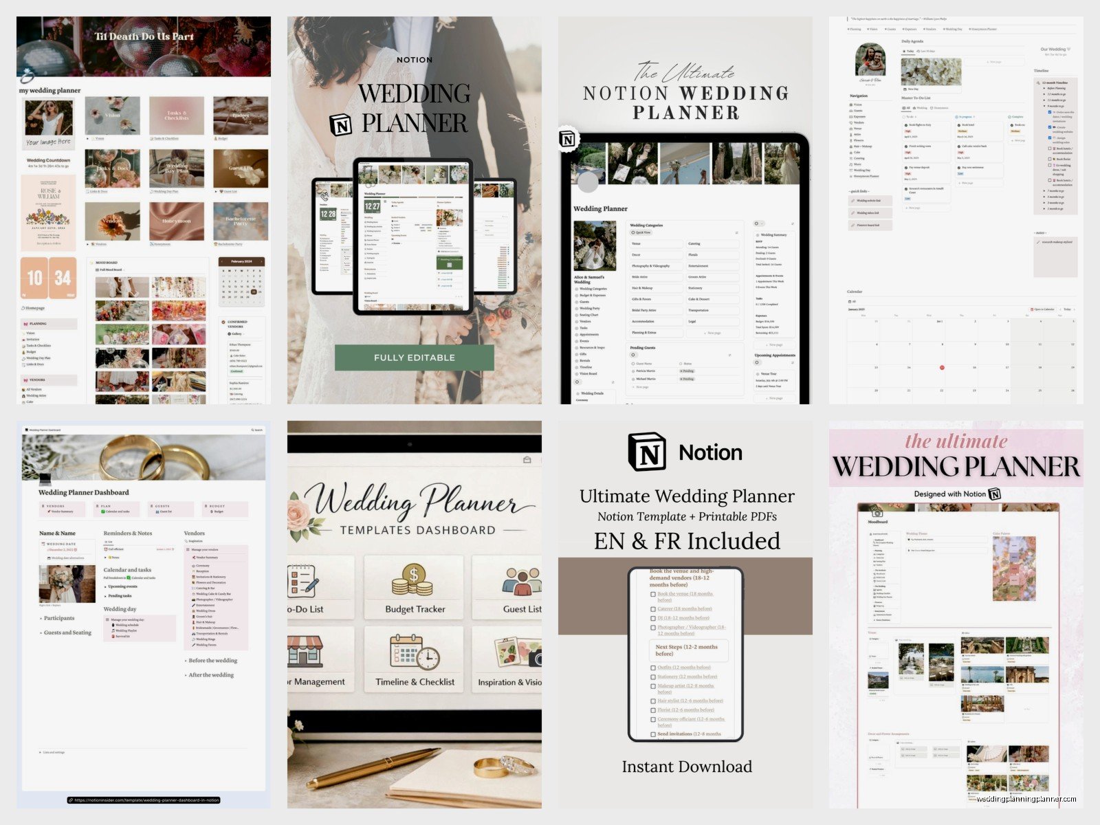 Wedding Planner Notion: Professional Services Guide