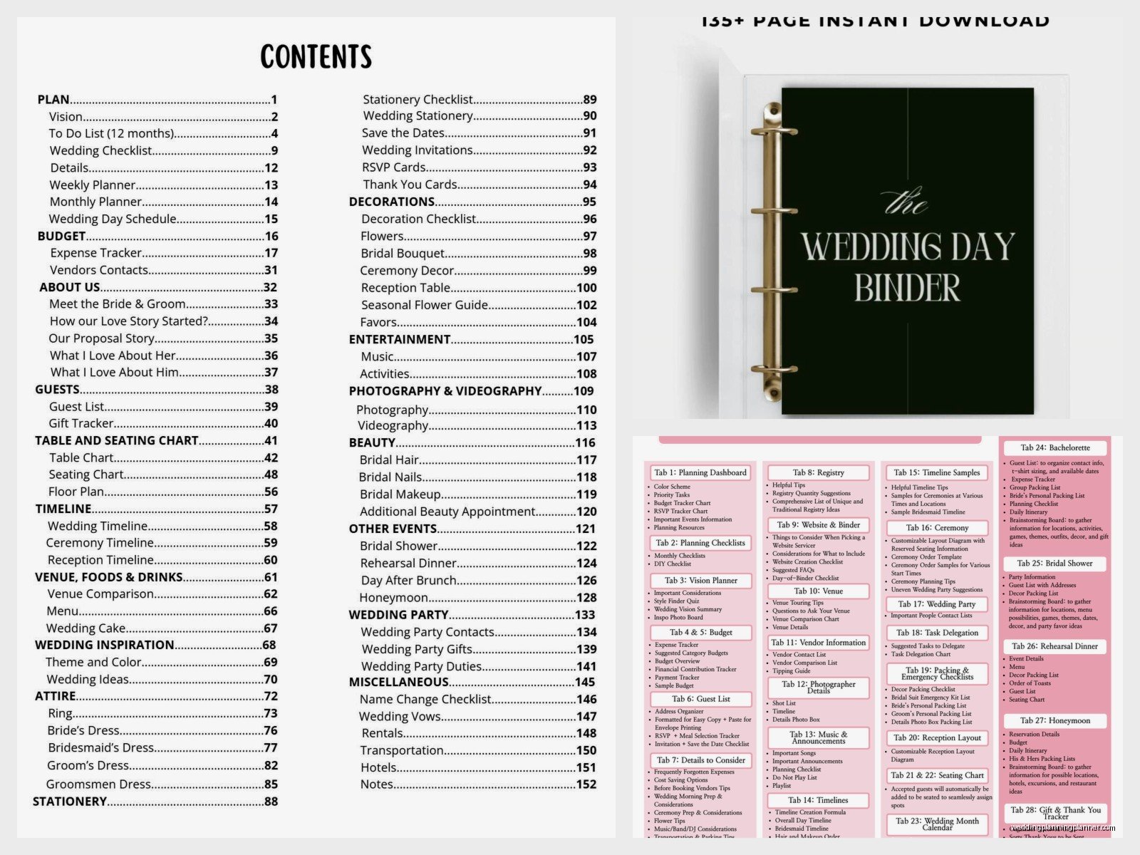 Wedding Planner Pages: Professional Services Guide