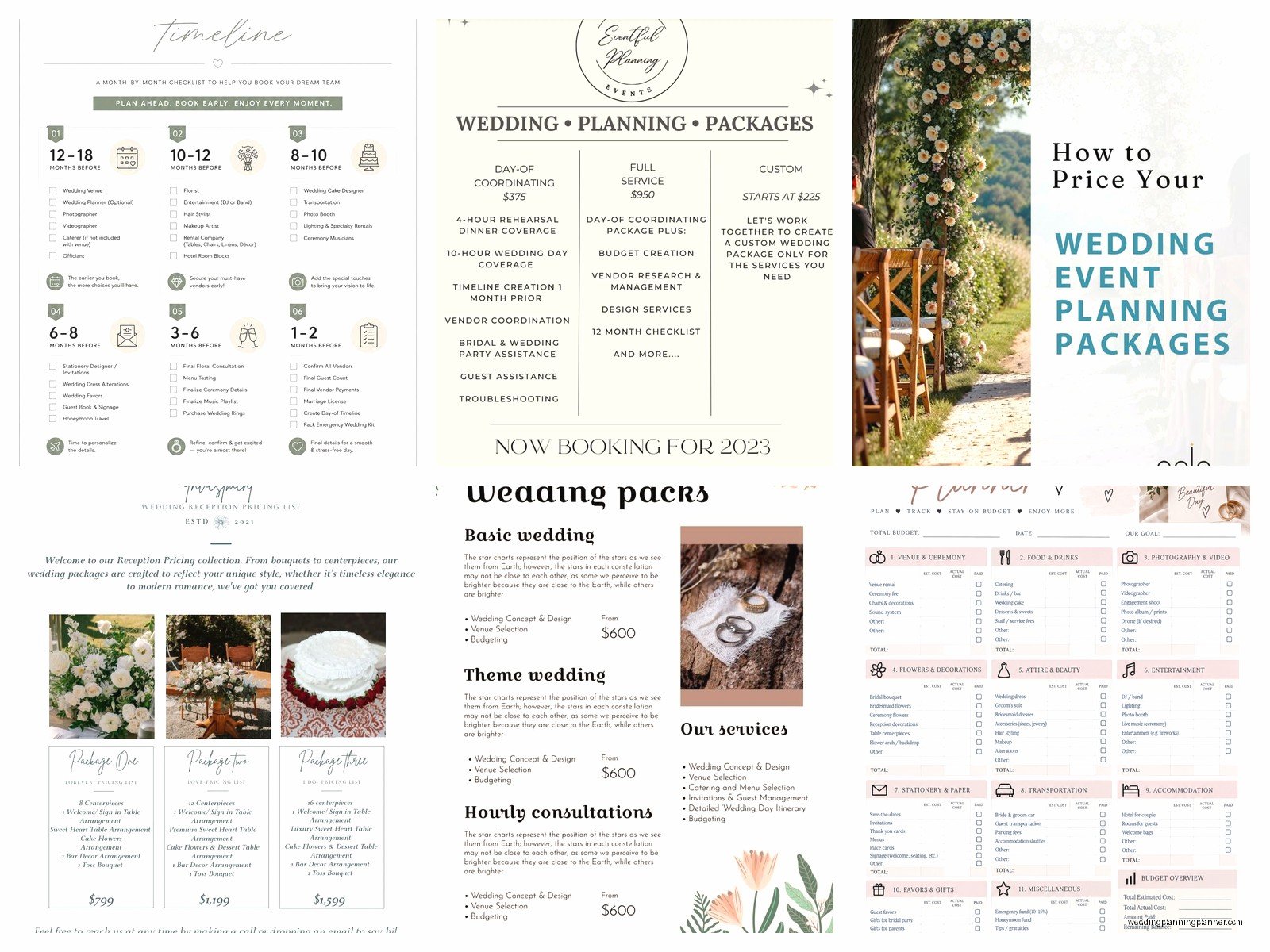 Wedding Planning Packages and Prices: Service Cost Guide